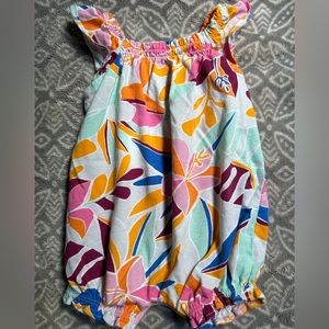 Carter’s baby girl floral romper size 3 months